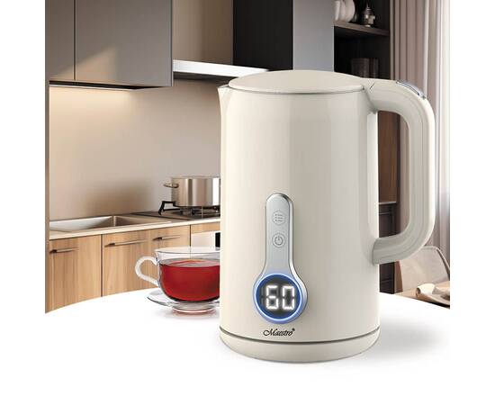 Чайник электрический 1,7 л с сенсорной панелью Maestro (MR025-IVORY), изображение 2