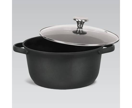 Каструля Maestro 4,6 л (MR4027-24), Тип: каструля, Об'єм: 4,6 л, Колір: чорний, зображення 2
