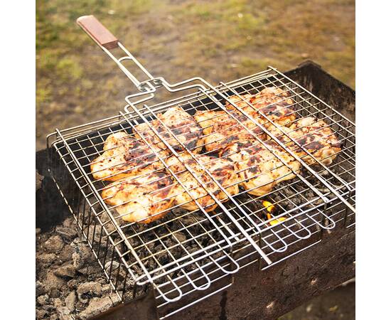 Решітка-гриль глибока 52х36 см Maestro 3 секції (MR1016), зображення 2