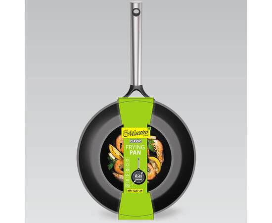 Сковорода Maestro индукционное дно 24 см (MR1227-24), Цвет: черный, Тип: сковорода, Форма: круглая, Диаметр (см): 24, изображение 3