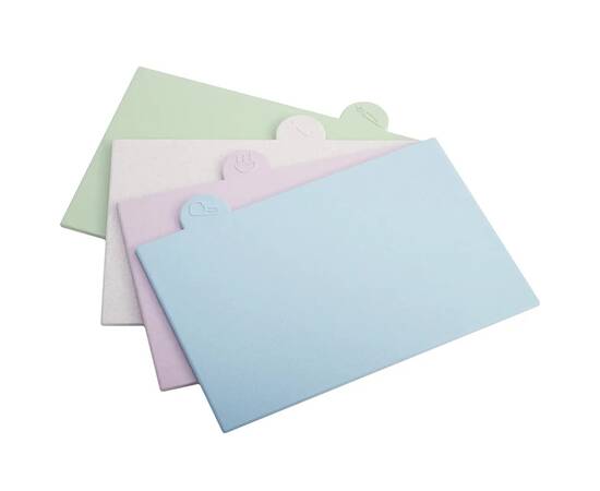 Набор: подставка для ножей 32,8x11,5x23,5 см и набор разделочных досок 4шт. 27,8x18,2x0,5cm Ofenbach (100200), изображение 3