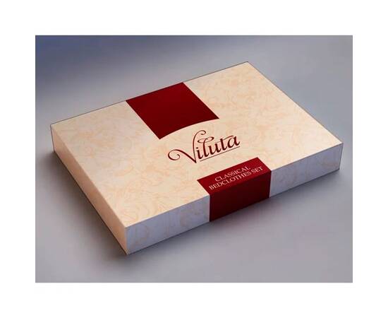 Постельное белье 710 сатин твилл 200х220 (70х70) Вилюта, Размер: двуспальный евро 200х220, Основной цвет: бежевый, изображение 2