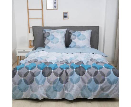Постільна білизна 24246 ранфорс 175х210, Розмір: двоспальний 175х210, Основний колір: синій, зображення 2