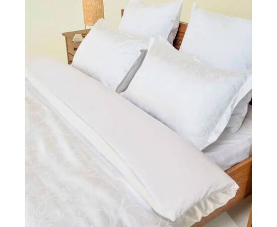 Постільна білизна 1908 сатин-жаккард Тіара 2шт(143х210) Вілюта, Розмір: сімейний 2шт(145x210), Основний колір: білий, зображення 2