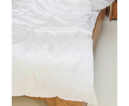 Постільна білизна 1908 сатин-жаккард Тіара 2шт(143х210) Вілюта, Розмір: сімейний 2шт(145x210), Основний колір: білий, зображення 3