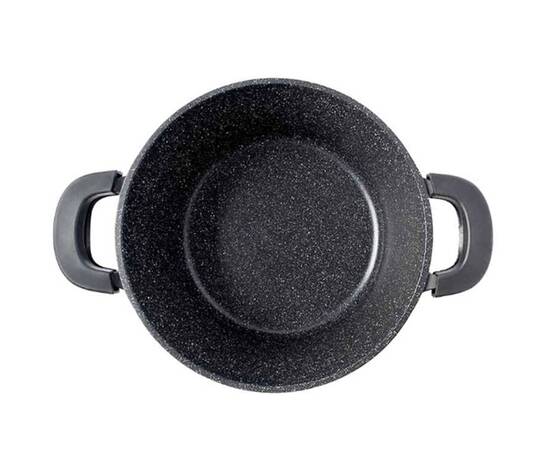 Каструля зі скляною кришкою 6,3 л індукція БІОЛ (К701РС), Тип: каструля, Об'єм: 6,3 л, Колір: сірий, зображення 3