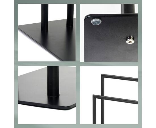 Тримач для рушників KELA Style 30х20х81 см чорний (22495), зображення 5