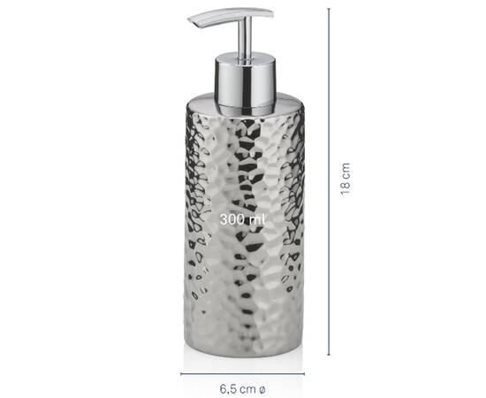 Дозатор для рідкого мила KELA Sterling срібний 300 мл (23782), зображення 3