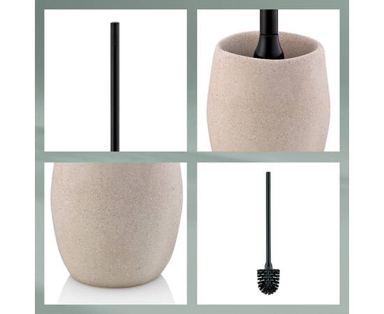 Йоршик для унітазу KELA Roda бежевий 44х10.5 см (23681), зображення 4