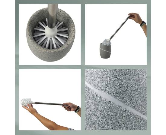 Ёршик для унитаза KELA Talus белая 45х11 см (20304), изображение 4