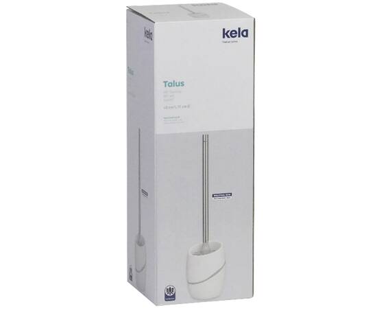 Ёршик для унитаза KELA Talus белая 45х11 см (20304), изображение 5