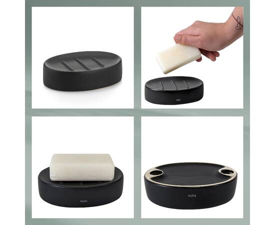 Мильниця KELA Matsi чорна, 12.5х8.5х3 см (23717), зображення 4