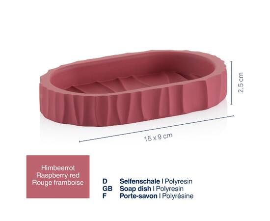 Мильниця KELA Merida малиново-червоний 15х9х2.5 см (23768), зображення 3