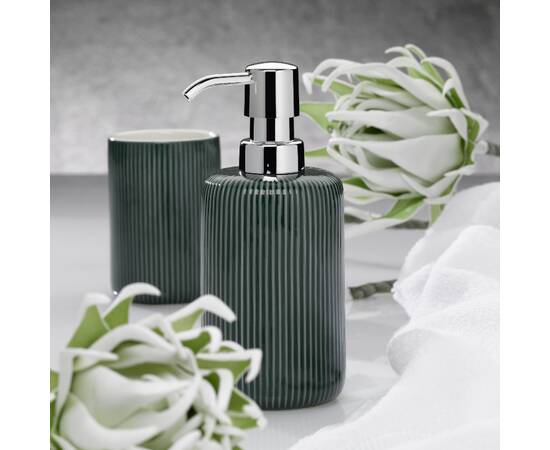 Стакан для зубных щеток KELA Ava зеленые альпы 10.5х7.5 см (24416), изображение 2