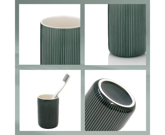 Стакан для зубных щеток KELA Ava зеленые альпы 10.5х7.5 см (24416), изображение 4