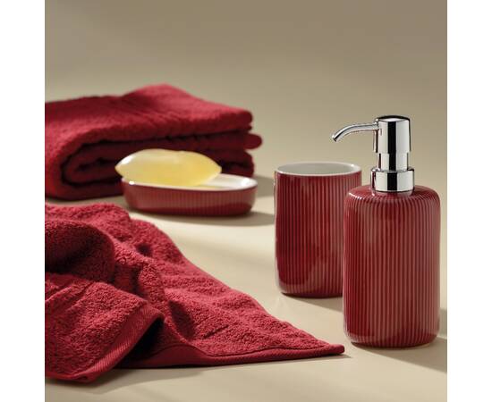 Полотенце KELA Leonora пастельно-красное 50х100 см (23434), Цвет: красный, Размер: 50x100, изображение 4