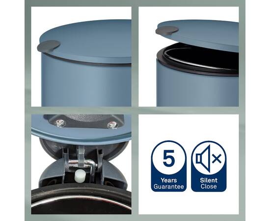 Відро для сміття KELA Mats димчасто-блакитний 3 л (23609), зображення 4