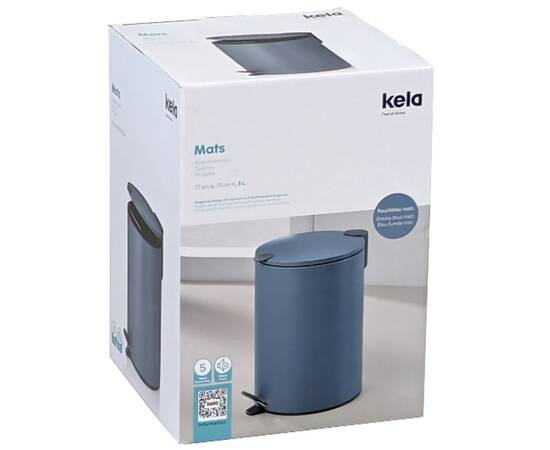 Відро для сміття KELA Mats димчасто-блакитний 3 л (23609), зображення 7