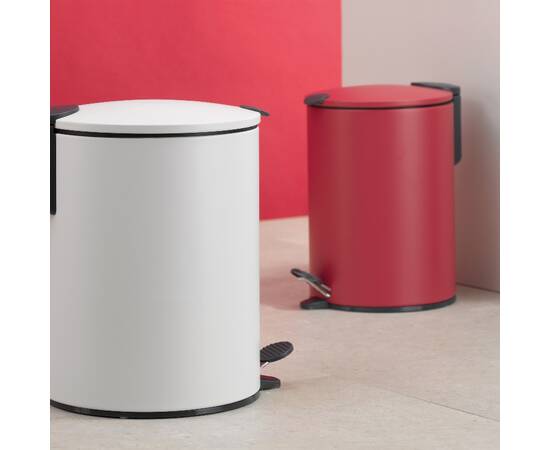 Відро для сміття KELA Mats пастельно-червоний 3 л (23618), зображення 6