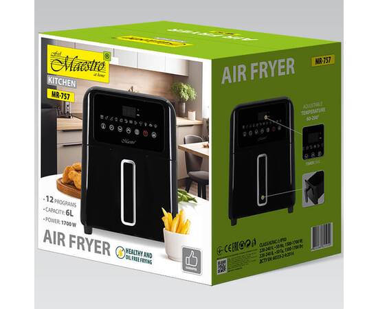 Аерофритюрниця Maestro 1700 W чаша 6 л (MR757), зображення 4