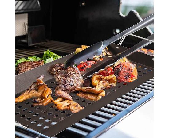 Форма-гриль для BBQ 38,5х20 см з антипригарним покриттям Maestro (MR1006), зображення 2