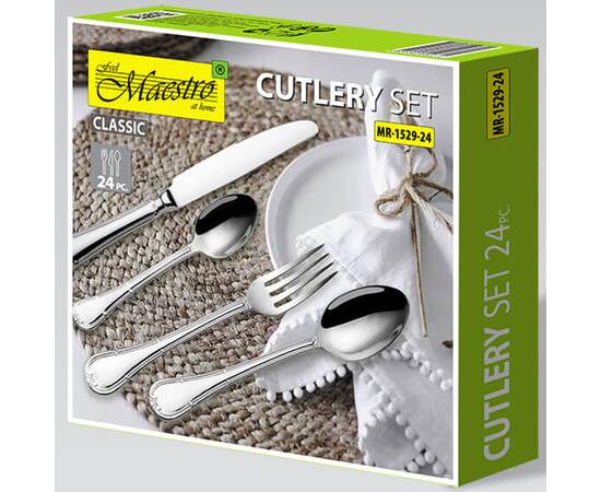 Набор столовых приборов 24 пр. Maestro (MR1529), изображение 3