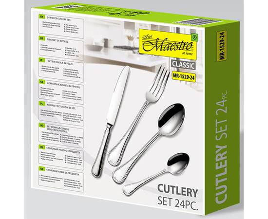 Набор столовых приборов 24 пр. Maestro (MR1529), изображение 4