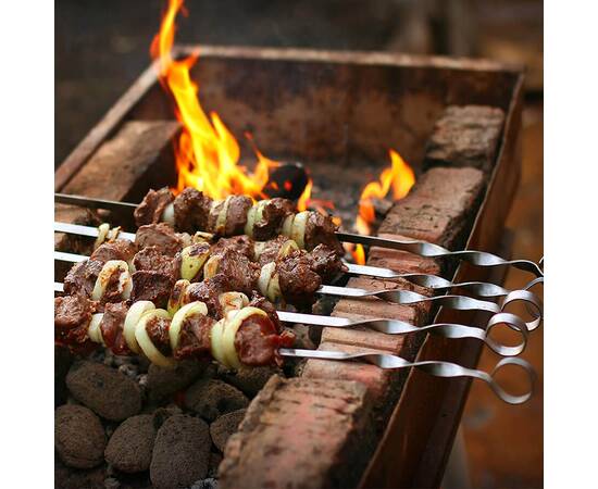 Шампура (6 шт.) довжина 60 см Maestro (MR1008), зображення 2