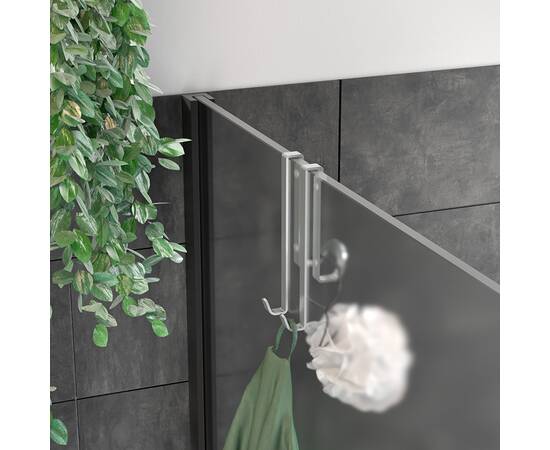 Гачок для душу 5х6х14 см сірий металік, покриття Chrometherm METALTEX (403409 000), зображення 2