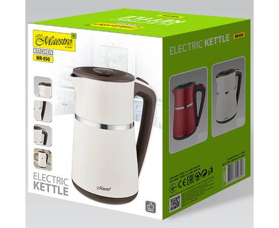Чайник электрический Maestro 1,7 л (MR030-BEIGE), изображение 3