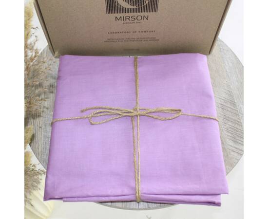 Простынь на резинке MirSon Ranforce Elite 163310 Bernarda 180х190х25 (2200004702476), Цвет: фиолетовый, Тип: простыни на резинке, Размер: 180x190, изображение 2