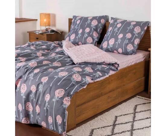 Постельное белье 20127 ранфорс 2шт(143х210) Вилюта, Размер: семейный 2шт(145x210), Основной цвет: розовый, изображение 2