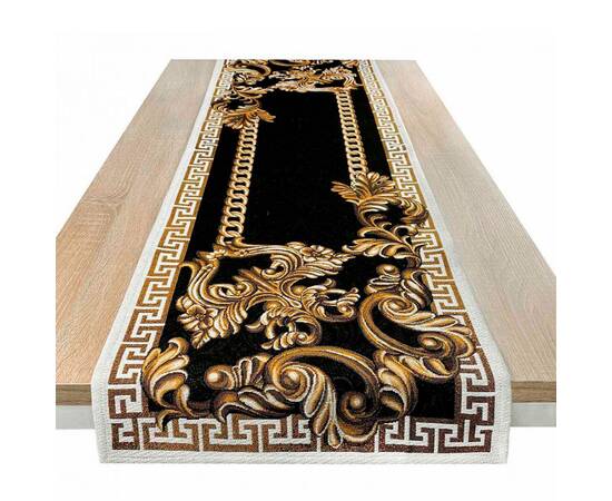 Доріжка 40х100 Arte di lusso Прованс (030153), Тип: доріжки (раннери), Основний колір: чорний, Форма скатертини: прямокутна, Розмір: 40x100, зображення 2
