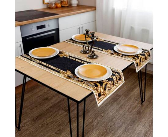 Доріжка 40х100 Arte di lusso Прованс (030153), Тип: доріжки (раннери), Основний колір: чорний, Форма скатертини: прямокутна, Розмір: 40x100, зображення 3