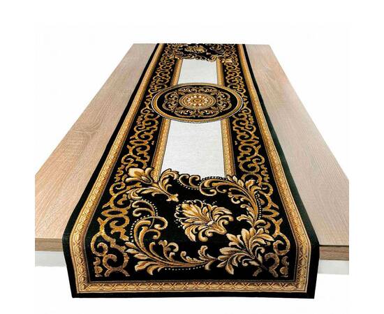 Дорожка 40х100 Baroque Прованс (030151), Тип: дорожки (раннеры), Цвет: черный, Форма скатерти: прямоугольная, Размер: 40x100, изображение 3
