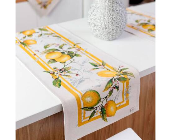 Дорожка 40х140 Сицилія Прованс (035296), Тип: дорожки (раннеры), Цвет: желтый, Форма скатерти: прямоугольная, Размер: 40x140, изображение 3