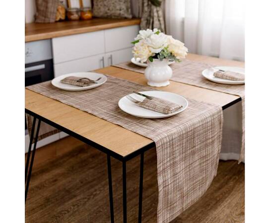 Дорожка 40х140 Тереза Клітинка Прованс (034450), Тип: дорожки (раннеры), Цвет: коричневый, Форма скатерти: прямоугольная, Размер: 40x140, изображение 3