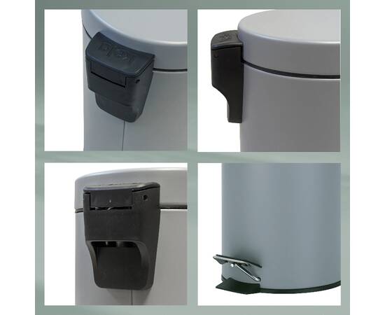 Відро для сміття KELA Monaco зелені альпи 3 л (24295), зображення 4