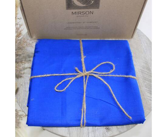 Простирадло на гумці MirSon Ranforce Elite 194150 Ofelia 140х200х25 (2200004701486), Колір: синій, Тип: простирадла на гумці, Розмір: 140x200, зображення 2