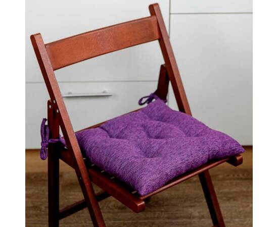 Подушка на стілець 40х40 CHENILLA Фіолет Прованс (034845), Колір: фіолетовий, Розмір: 40x40, зображення 2