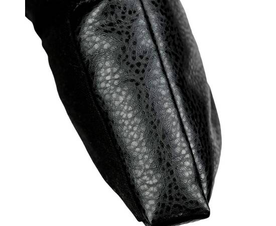 Подушка на стілець 40х40 чорна з екошкіри Прованс (034075), Колір: чорний, Розмір: 40x40, зображення 3