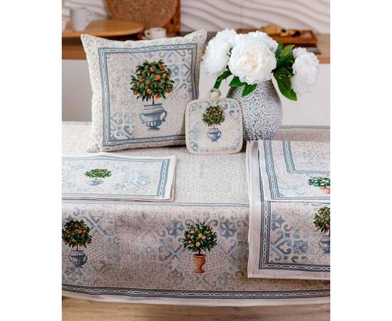 Серветка 35х45 Афіни Прованс (35310), Тип: серветки, Основний колір: блакитний, Форма скатертини: прямокутна, Розмір: 35x45, зображення 3