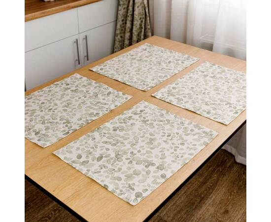 Серветка 35х45 Тереза Листочки Прованс (034471), Тип: серветки, Основний колір: зелений, Форма скатертини: прямокутна, Розмір: 35x45, зображення 2