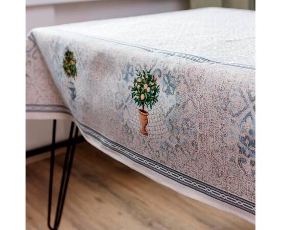 Скатерть 160х250 Афіни Прованс (035384), Тип: скатерти, Цвет: голубой, Форма скатерти: прямоугольная, Размер: 160x250, изображение 3