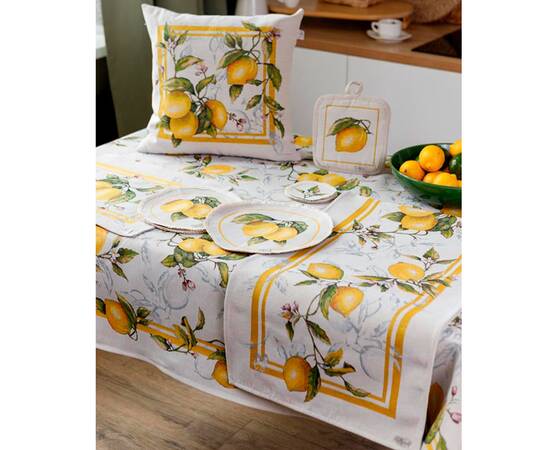 Скатерть 160х250 Сицилія Прованс (035324), Тип: скатерти, Цвет: желтый, Форма скатерти: прямоугольная, Размер: 160x250, изображение 4