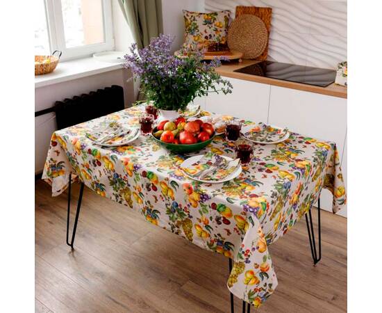 Скатерть Верона 132x220 Прованс (035531), Тип: скатерти, Цвет: желтый, Форма скатерти: прямоугольная, Размер: 132x220, изображение 3