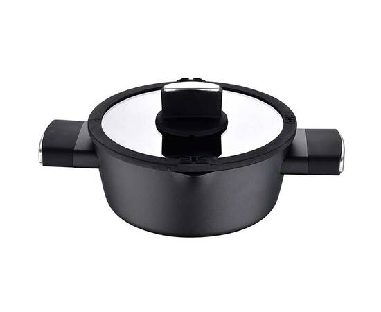 Каструля з кришкою Bergner Ion 2 л (BG-35800-BK), Тип: каструля, Об'єм: 2 л, Колір: чорний, зображення 2