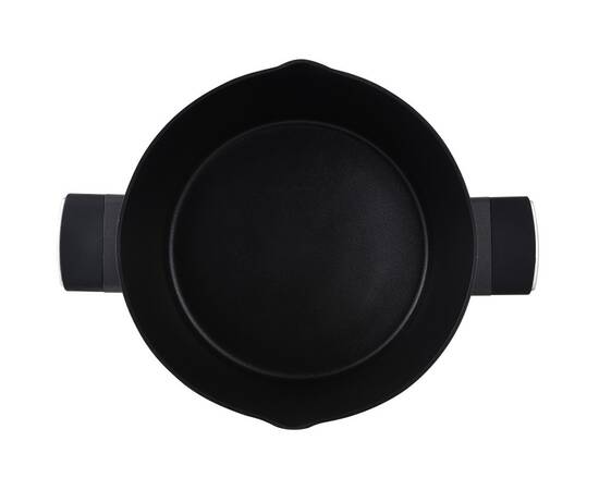 Каструля з кришкою Bergner Ion 6 л (BG-35802-BK), Тип: каструля, Об'єм: 6 л, Колір: чорний, зображення 3
