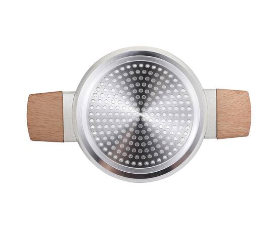 Каструля з кришкою Bergner Naturally 20 см 2.4 л (BG-34745-CR), Тип: каструля, Об'єм: 2,4 л, Колір: кремовий, зображення 3