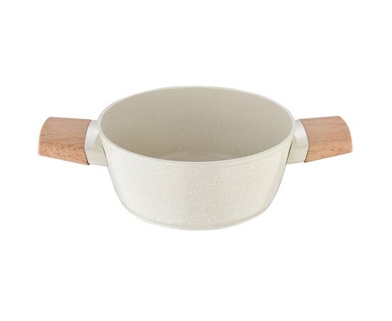 Каструля з кришкою Bergner Naturally 20 см 2.4 л (BG-34745-CR), Тип: каструля, Об'єм: 2,4 л, Колір: кремовий, зображення 4